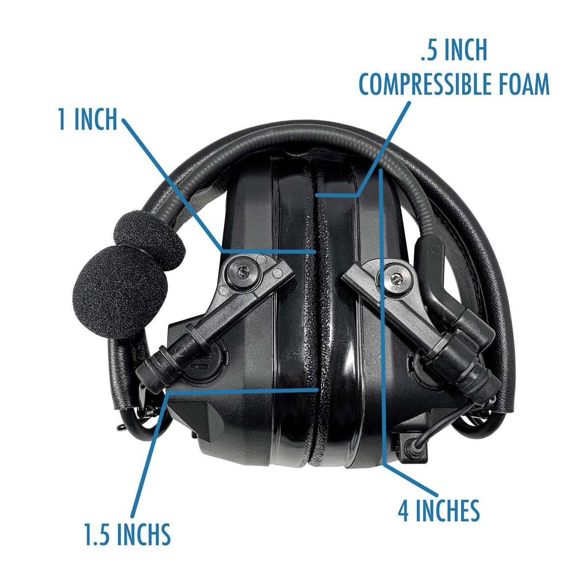 TEA INVISIO M4 IN EAR HEADSET RADIO MSA ICOM PELTOR COMTAC