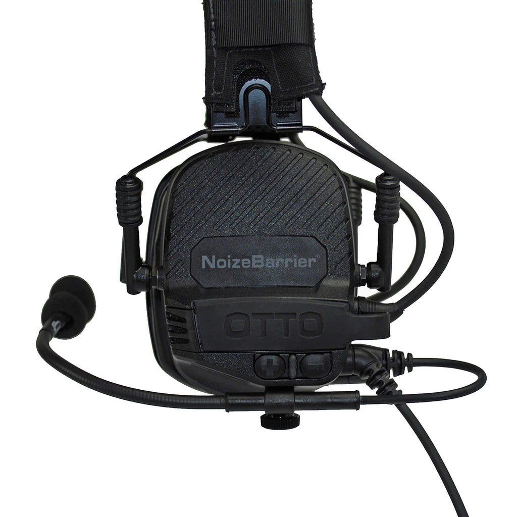 OTTO quick disconnect TAC NoizeBarrier Tactical Radio Headset w/ Active Hearing Protection - headset only V4-11042FD, V4-11042BK, V4-11042OD Comm Gear Supply CGS V4-11032FD-QD, V4-11032BK-QD, V4-11032OD-QD