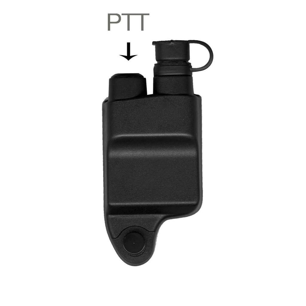 Velcro Mic & Earpiece Radio Kit - Harris &  M/A-Com 700P/Pi, 710P, P5100 / P7100 / P7200 Series & More Comm Gear Supply CGS P/N: LT27SR-V