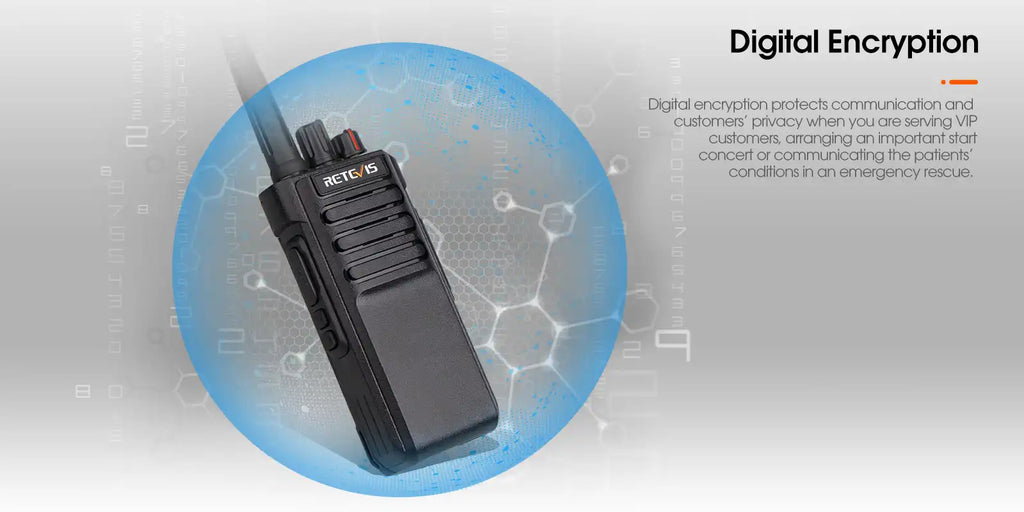 P/N: RT29D-BT: Retevis RT29D Waterproof Heavy Duty UHF Bluetooth DMR Portable Radio Comm Gear Supply