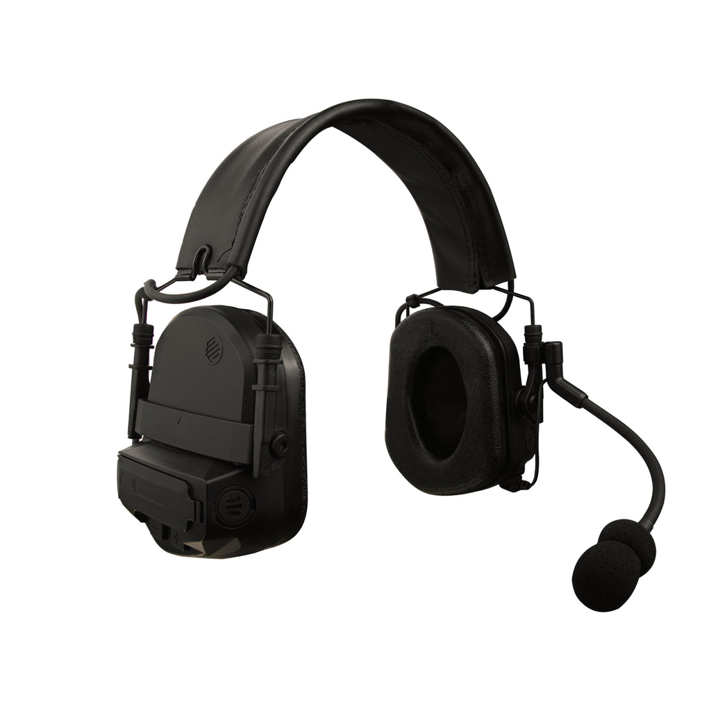 Tactical Radio Helmet Headset w/ Active Hearing Protection & Release Adapter - PTH-V2-08RR The Material Comms PolTact Helmet Headset & Push To Talk(PTT) Adapter For Harris(L3Harris)/Tait TP3000, TP3300, TP3350, TP3500, TP8100, TP8110, TP8115, TP8120, TP8135, TP8140, TP9300, TP9355, TP9360, TP9400, TP9435, TP9440, TP9445, TP9460 Comm Gear Supply CGS