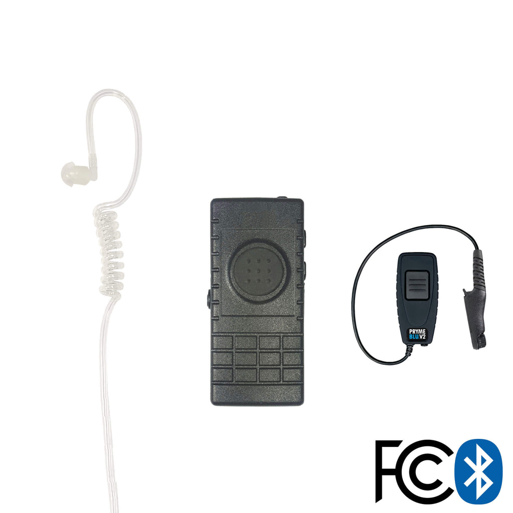 Bluetooth Lapel/Utility Mic & Earpiece Kit w/ Adapter For Motorola R7, MXP600 & ION Series BTH-300-M20-V2 pryme Comm Gear Supply CGS