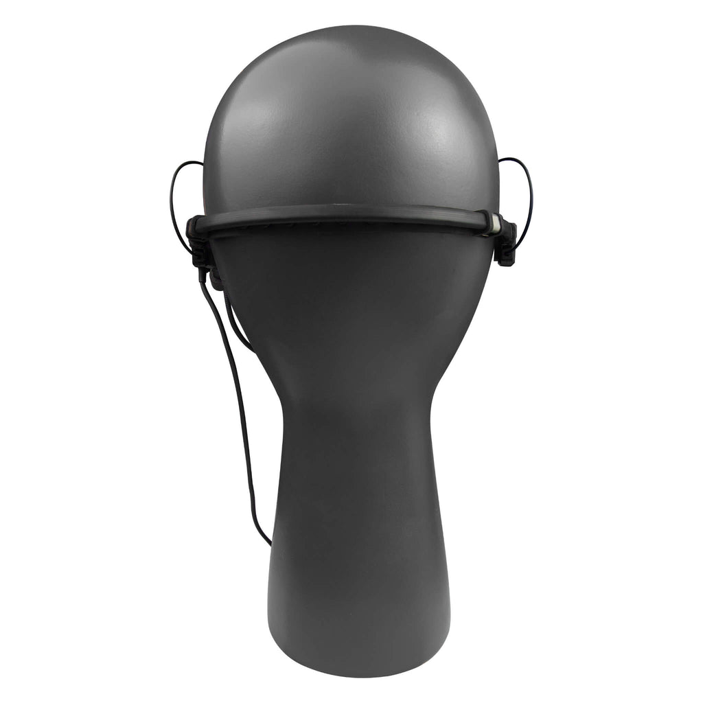 This lightweight headset comes with Peltor/civilian wiring, includes ear fins, features an adjustable rear strap, and has a total cable length of 44-inches Comm Gear Supply CGS