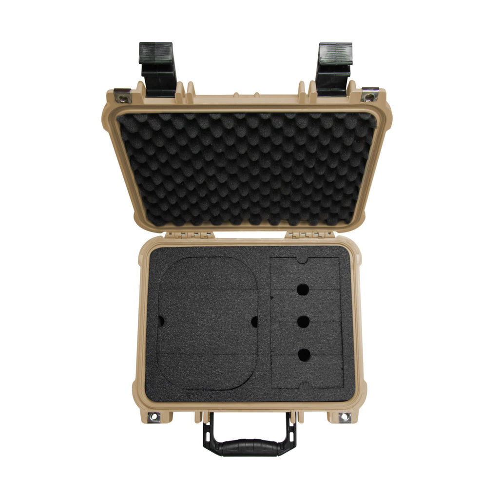 eylar SA00001 CASE-2-BLK CASE-2-GRA CASE-2-TAN CASE-2-GRN CASE-2-YEL: Hard Shell Protective Case; Ideal for Single Tactical Headset and other comms accessories comm gear supply