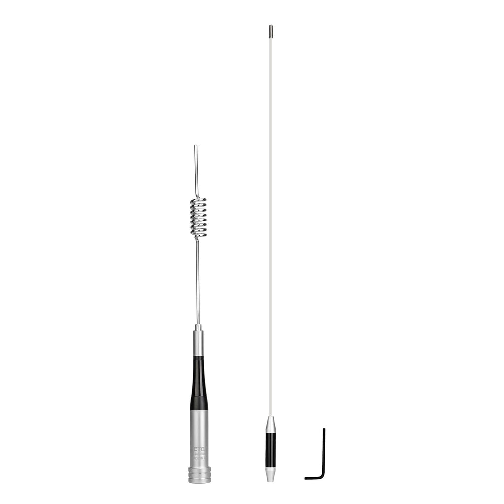 P/N: RT90: The Retevis RT90 50 Watt Dual Band DMR Mobile with the MA07 Stainless Steel Antenna Kit supports analog and digital mode. It provides dual band, dual standby, dual display, dual time slot, operating on both 400-480MHz UHF frequencies and 136-174MHz VHF at up to 50 watts VHF and 45 watts UHF Comm Gear Supply