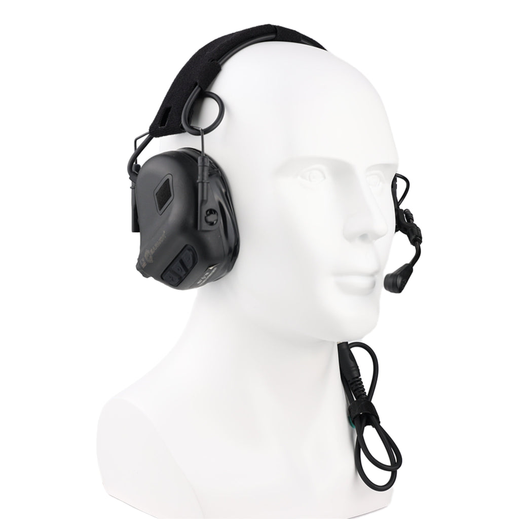 P/N: M32-V1 Comms Headset w/ Active Hearing Protection & Enhancement For Airsoft, Tactical Training, Recreation, etc. Comm Gear Supply CGS m32 mod4