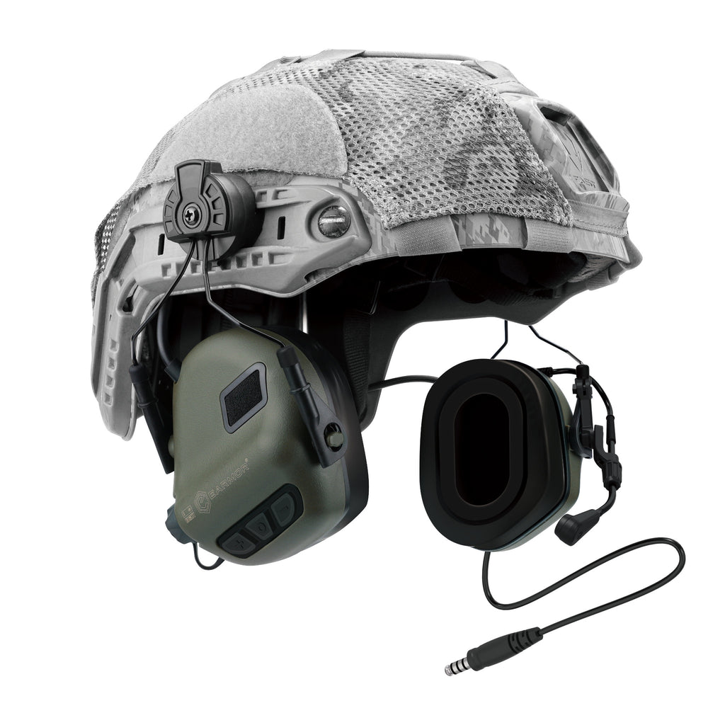 P/N: M32-V1 Comms Headset w/ Active Hearing Protection & Enhancement For Airsoft, Tactical Training, Recreation, etc. Comm Gear Supply CGS m32 mod4