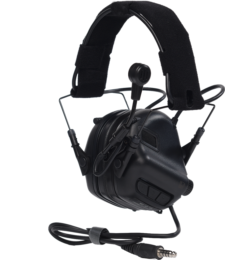 Earmor MilPro M32X Mark3 - Comms Headset w/ Active Hearing Protection & Enhancement - Headset Only Comms Headset w/ Active Hearing Protection & Enhancement For Airsoft, Tactical Training, Recreation, etc. Comm Gear Supply CGS m32 mark3