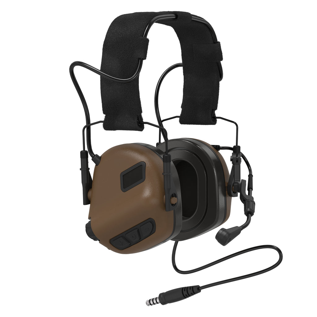 P/N: M32-V1 Comms Headset w/ Active Hearing Protection & Enhancement For Airsoft, Tactical Training, Recreation, etc. Comm Gear Supply CGS m32 mod4