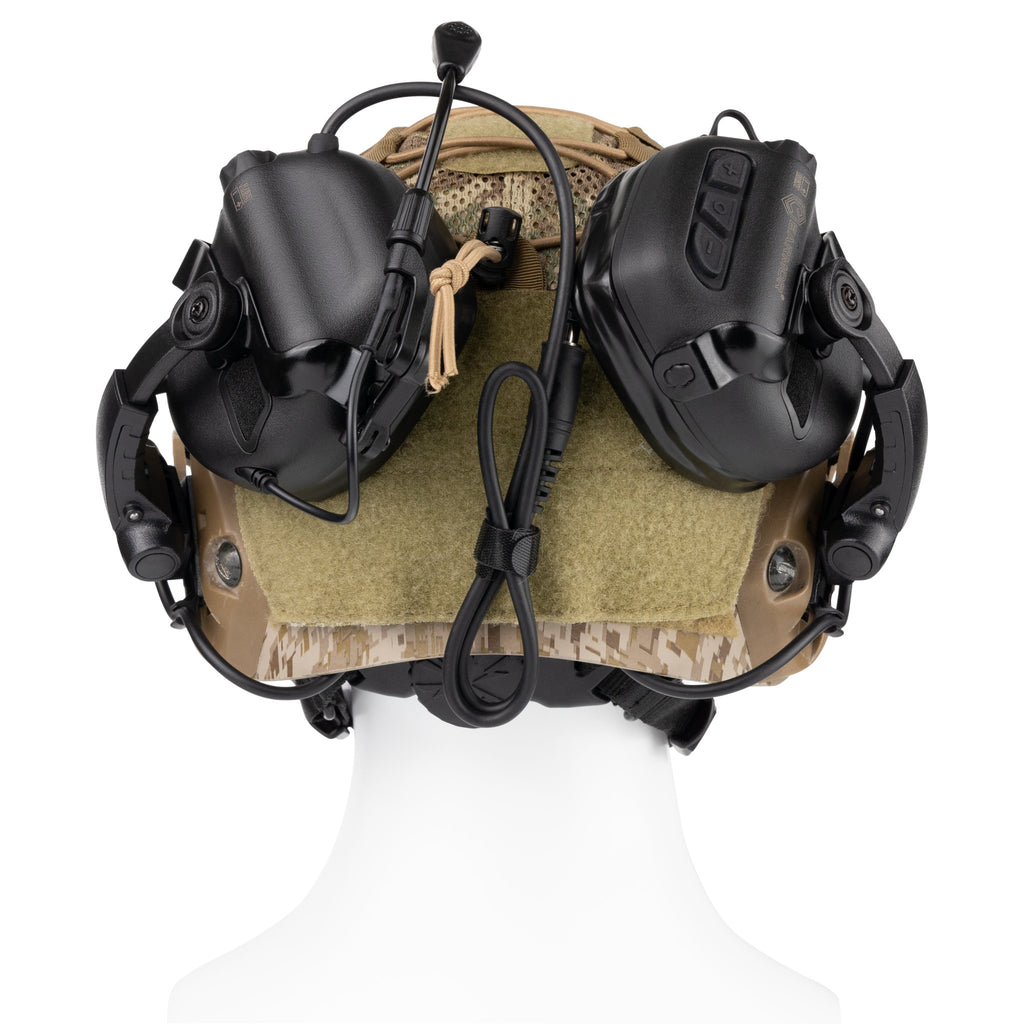 P/N: M32-V1 Comms Headset w/ Active Hearing Protection & Enhancement For Airsoft, Tactical Training, Recreation, etc. Comm Gear Supply CGS m32 mod4