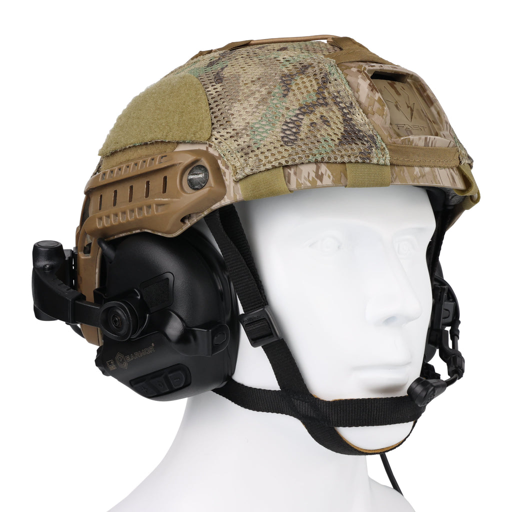 P/N: M32-V1 Comms Headset w/ Active Hearing Protection & Enhancement For Airsoft, Tactical Training, Recreation, etc. Comm Gear Supply CGS m32 mod4