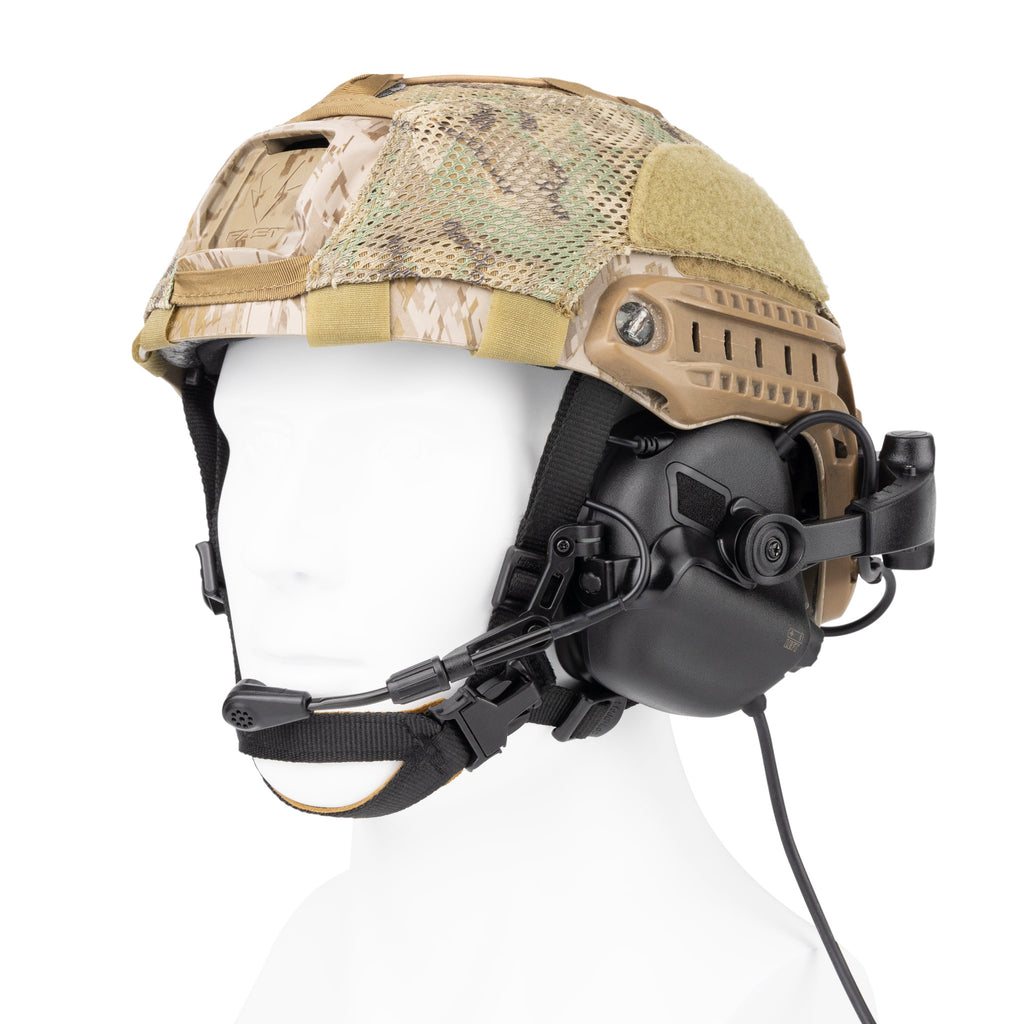 P/N: M32-V1 Comms Headset w/ Active Hearing Protection & Enhancement For Airsoft, Tactical Training, Recreation, etc. Comm Gear Supply CGS m32 mod4