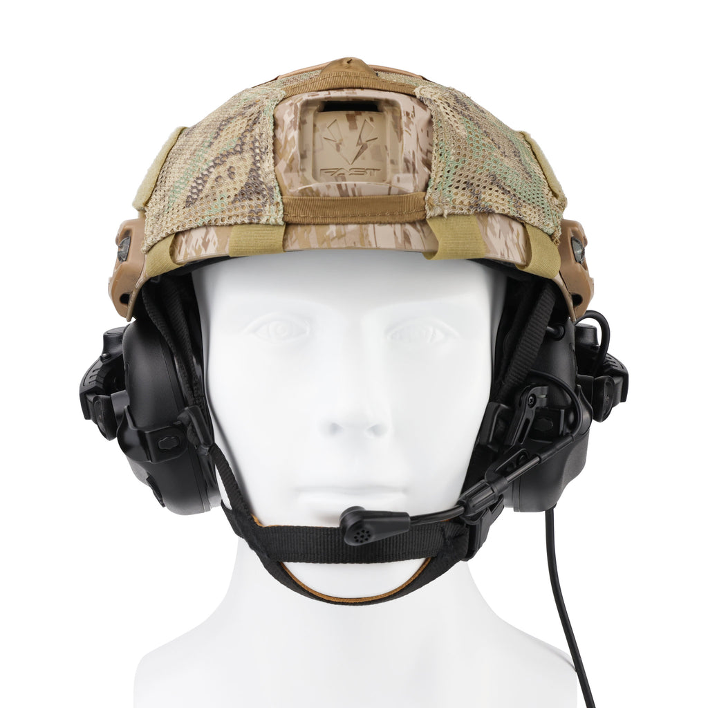 P/N: M32-V1 Comms Headset w/ Active Hearing Protection & Enhancement For Airsoft, Tactical Training, Recreation, etc. Comm Gear Supply CGS m32 mod4