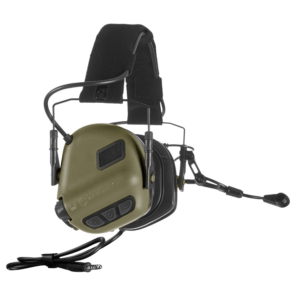 P/N: M32-V1 Comms Headset w/ Active Hearing Protection & Enhancement For Airsoft, Tactical Training, Recreation, etc. Comm Gear Supply CGS m32 mod4