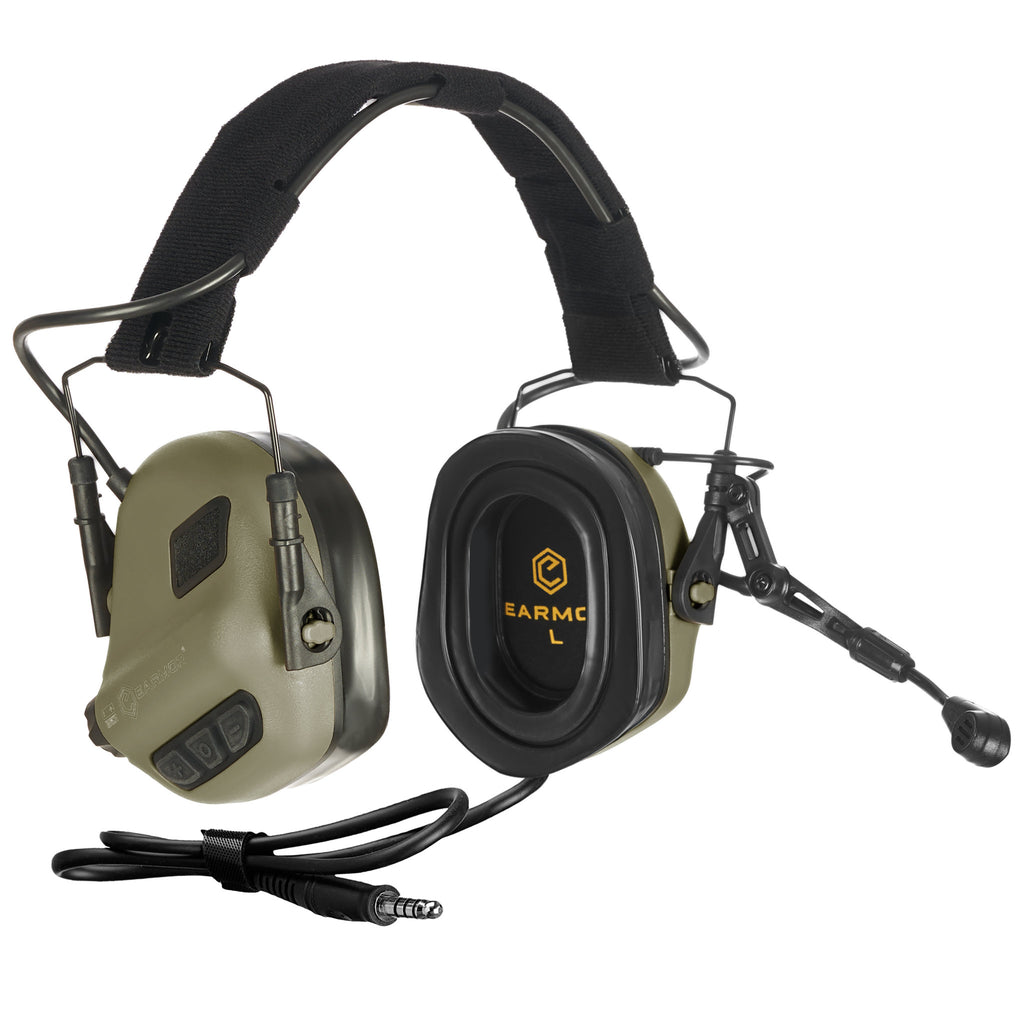 P/N: M32-V1 Comms Headset w/ Active Hearing Protection & Enhancement For Airsoft, Tactical Training, Recreation, etc. Comm Gear Supply CGS m32 mod4