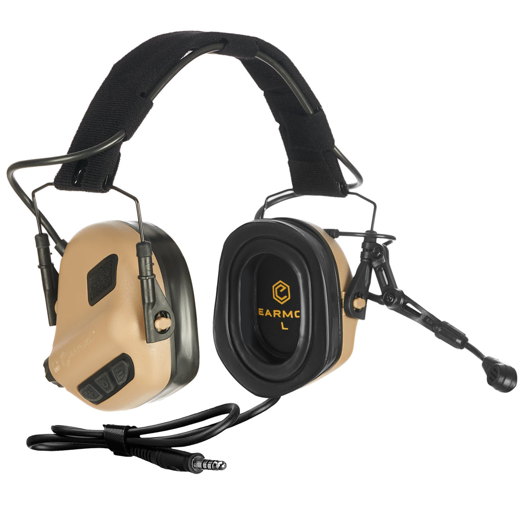 P/N: M32-V1 Comms Headset w/ Active Hearing Protection & Enhancement For Airsoft, Tactical Training, Recreation, etc. Comm Gear Supply CGS m32 mod4