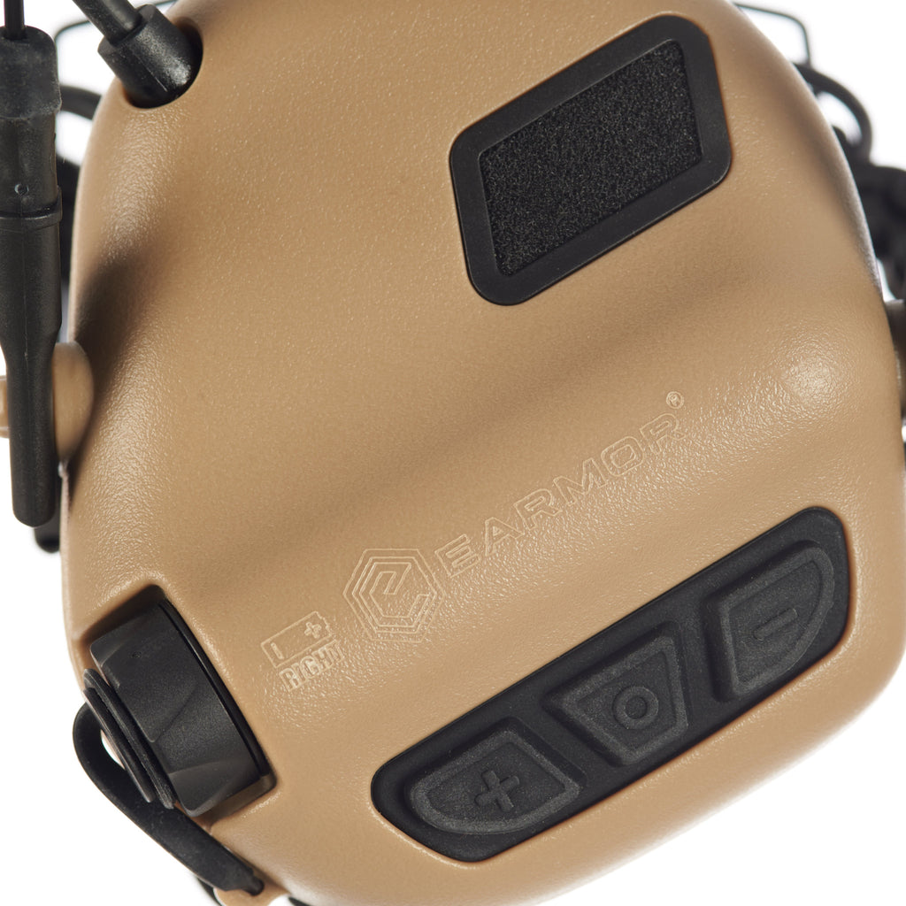 P/N: M32-V1 Comms Headset w/ Active Hearing Protection & Enhancement For Airsoft, Tactical Training, Recreation, etc. Comm Gear Supply CGS m32 mod4