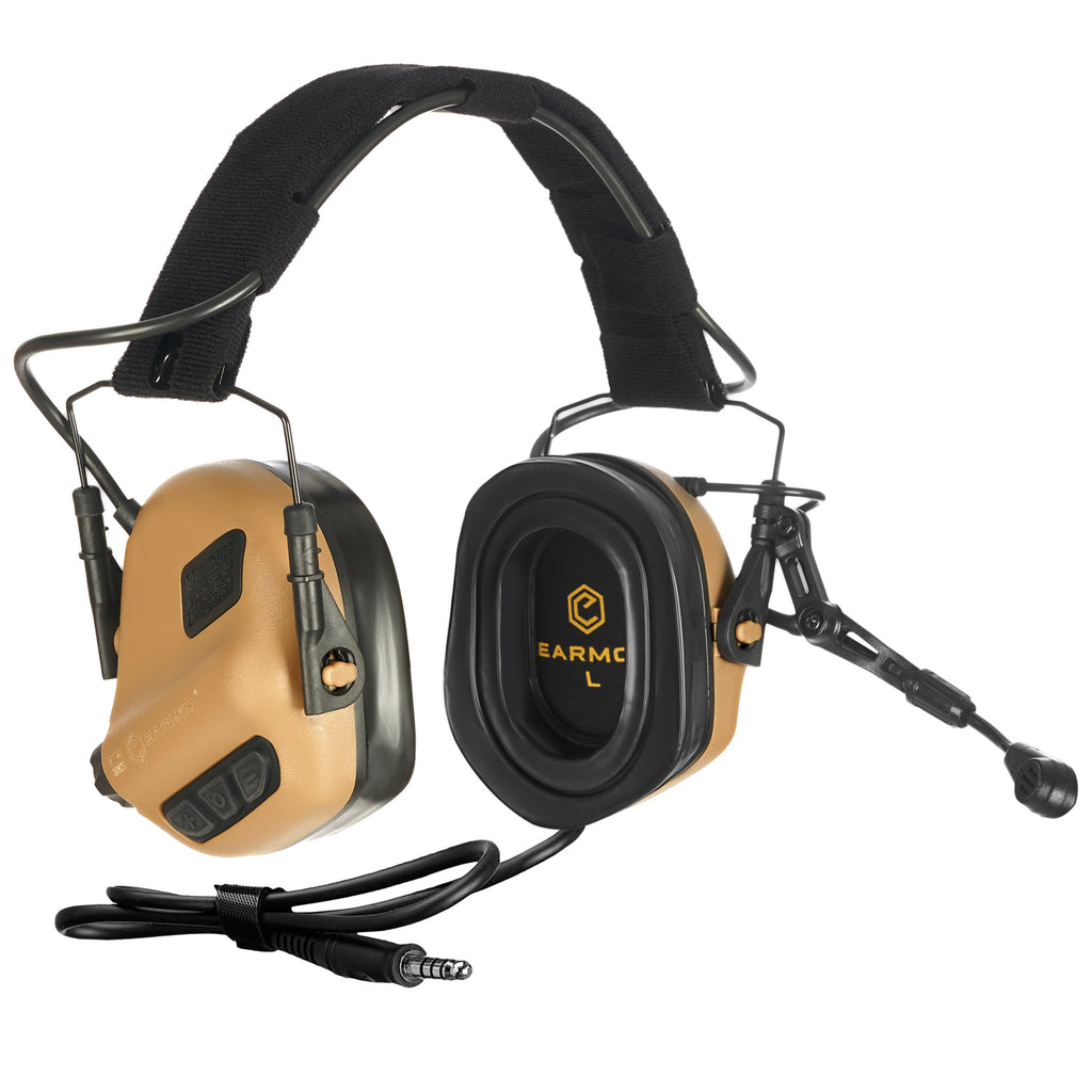 P/N: M32-V1 Comms Headset w/ Active Hearing Protection & Enhancement For Airsoft, Tactical Training, Recreation, etc. Comm Gear Supply CGS m32 mod4