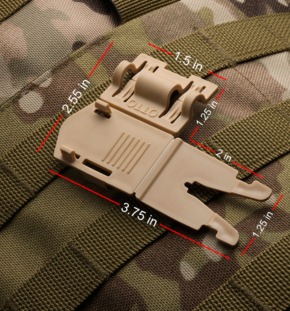 P/N: C102151: OTTO cable management clip easily keeps cables in place. Simply affix the clip to any molle vest, install cable and snap the cover. OT-CMC-TAN, OT-CMC-BLK, OT-CMC-ODG, OT-CMC-FDE, C102151-205 (5 Pack)
C102151-210 (10 Pack)
C102151-250 (50 Pack), C102151-5105 (5 Pack)
C102151-5110 (10 Pack)
C102151-5150 (50 Pack), C102151-5505 (5 Pack)
C102151-5510 (10 Pack)
C102151-5550 (50 Pack), C102151-9405 (5 Pack)
C102151-9410 (10 Pack)
C102151-9450 (50 Pack) Comm Gear Supply CGS