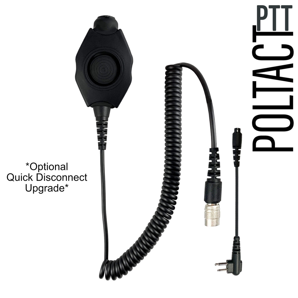 poltact headset PTH-V2-03 PTH-V2-03 Material Comms PolTact Headset & Push To Talk(PTT) Adapter F or Motorola Maxon/Tekk 2-Pin Radio. Popular for BPR40 Radius MagOne CP200 CP110 CP185 CP040 GP300 GP3000 CT PRO1150 PR400 EP450 CLS Comm Gear Supply CGS