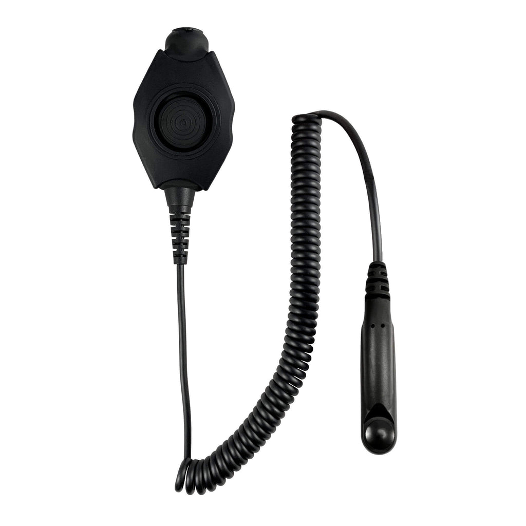 Tactical Radio Adapter/PTT for Headset: NATO/Military Wiring, Gentex, Ops-Core, OTTO, Select Peltor Models, Savox, Sordin, Helicopter - Relm/BK Radio KNG Series: KNG-P150, KNG-P400, KNG-P500, KNG-P800, KNG2-P150, KNG2-P400, KNG2-P500, KNG2-P800 Comm Gear Supply CGS PT-PTTV1-21HW-N