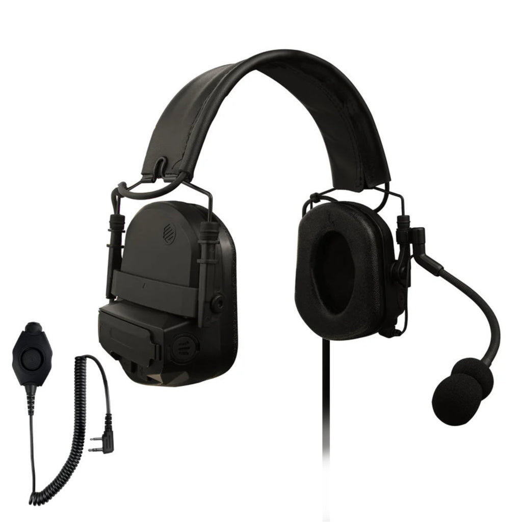 PTH-V2-01 Tactical Radio Helmet Headset w/ Active Hearing Protection - Baofeng, Rugged Radios, Diga-Talk, TYT, BK Radio/Relm, Quansheng, Wouxon: BF-F8HP BF-F9 UV-82 UV-82HP UV-82C UV-5R UV-5R5 UV-5RA UV-5RE UV-5X3 V2+, RPU416, RPV516, RPU499, RPV599X, RPV516A, RPV599A Plus, RPU416A, RPU499A Plus, RPU4200, Maxon: TS-3416K, AnyTone: AT-D868-UV, AT-D878-UV DMR, Wouxun KG-UV6X, KG-UV3X, DB-16, KG-UV3D, KG-UVD1P KG-UV8D, KG-UV9D, UV899, KG-UV6D, KGUV2D Comm Gear Supply CGS