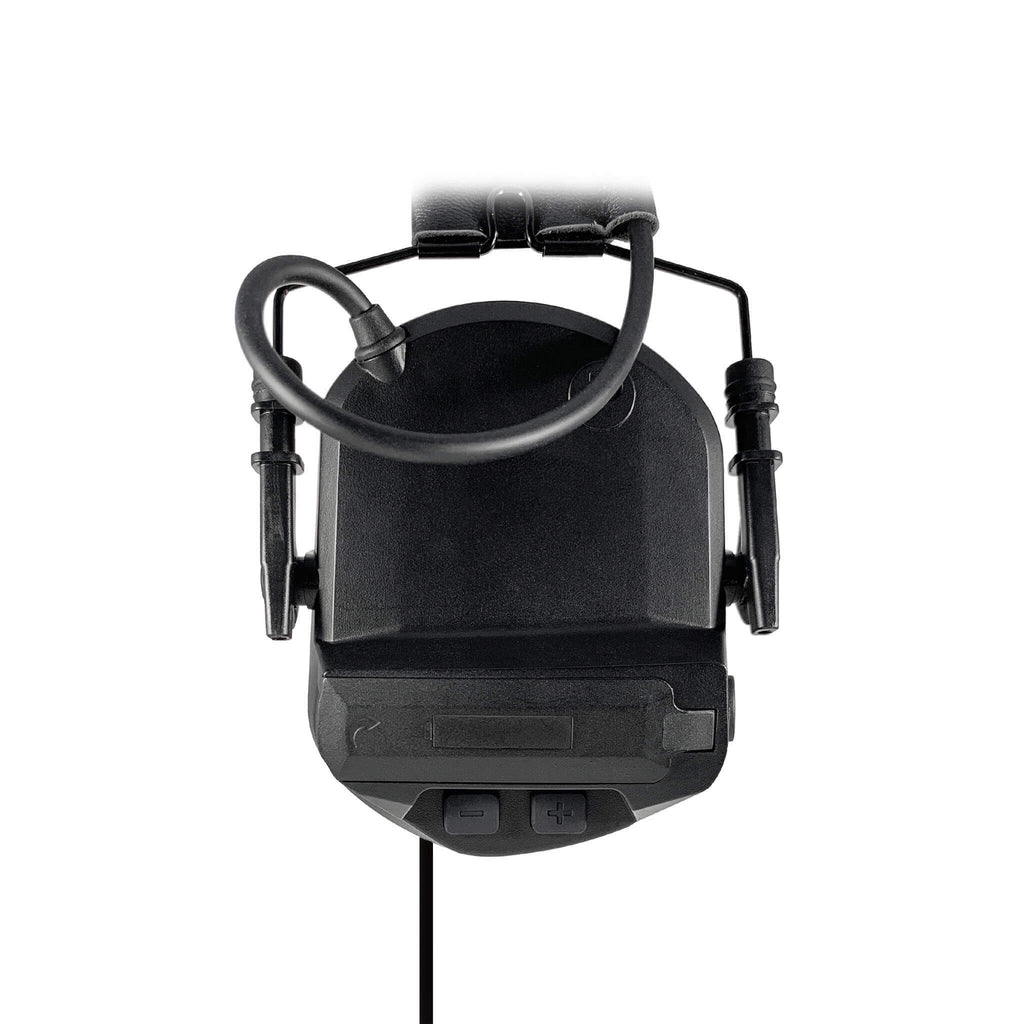 Tactical Radio Headset w/ Active Hearing Protection - PTH-V1-33B Material Comms PolTact Tactical Radio Headset w/ Active Hearing Protection & Push To Talk(PTT) Adapter For BaoFeng: UV9R, UV9R Plus, BF-A58, UV-XR, GT-3WP, BF-9700, UV-5S, BF-R760, UV-82WP. U94 BF-558, BF-N9, UV9R Pro, Comm Gear Supply CGS