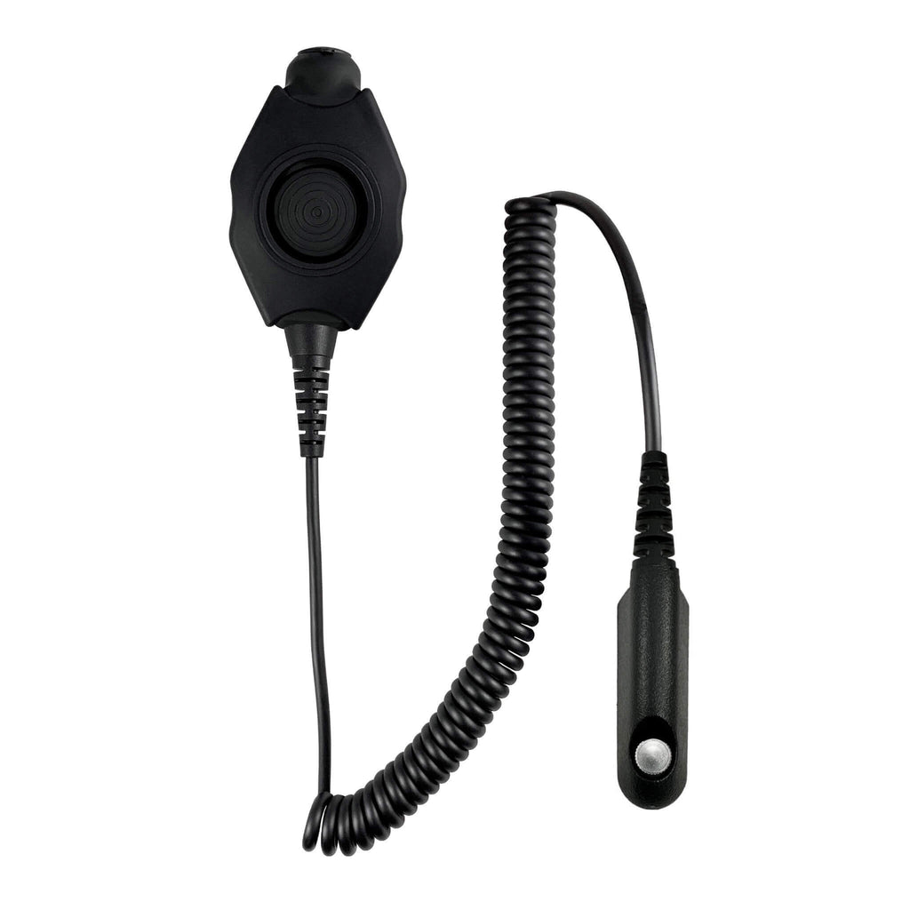 Tactical Radio Helmet Headset w/ Active Hearing Protection - PTH-V2-33 Material Comms PolTact Headset & Push To Talk(PTT) For Tactical Radio Headset w/ Active Hearing Protection -BaoFeng: UV9R, UV9R Plus, BF-A58, UV-XR, GT-3WP, BF-9700, UV-5S, BF-R760, UV-82WP BF-558, BF-N9, UV9R Pro, Comm Gear Supply CGS