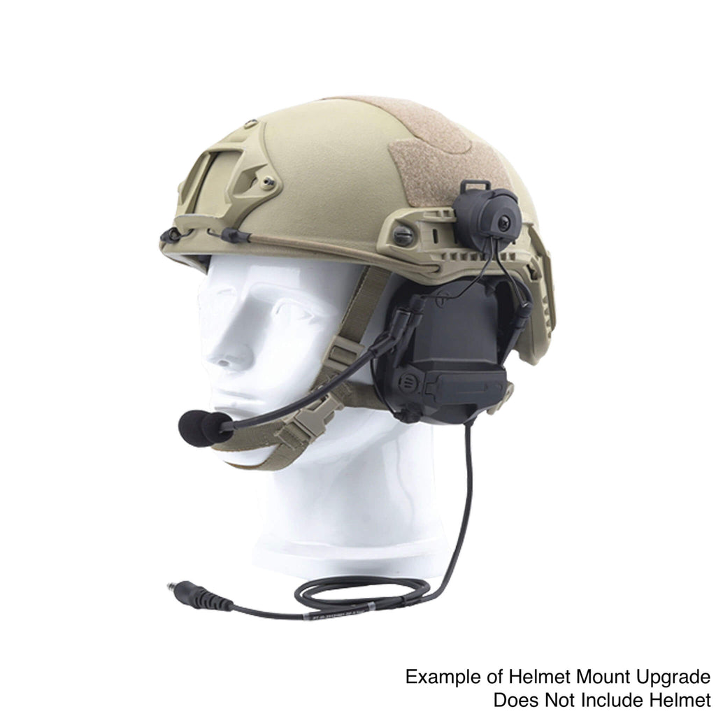 helmet mount ops-core arc fast team wendy exfil epic mlok Tactical Radio Headset w/ Active Hearing Protection & Release Adapter - PTH-V1-33RR The Material Comms PolTact Headset & Push To Talk(PTT) Adapter For Motorola: HT750, HT1250, HT1550, MTX850, MTX950, MTX960, MTX8250, MTX9250, PR860, & More. U94 Comm Gear Supply CGS