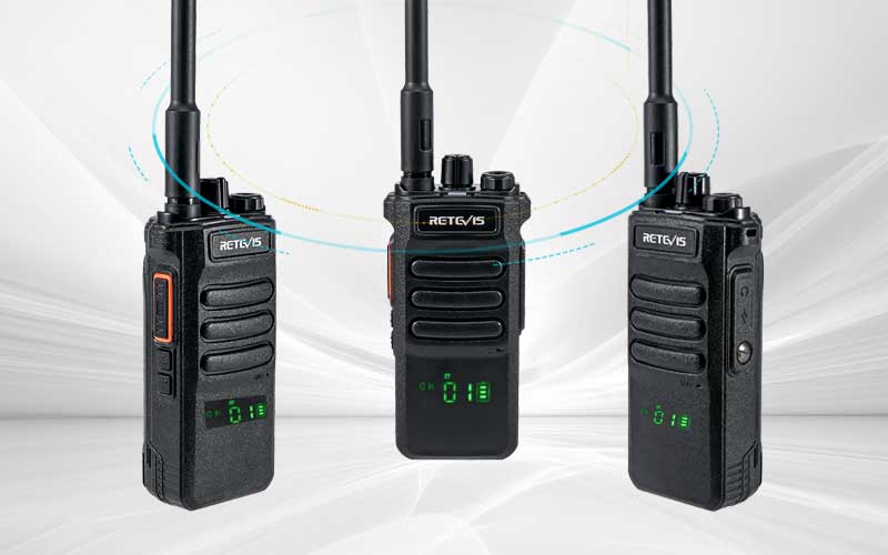 P/N: RT86: The Retevis RT86 is a powerful UHF Handheld Two-Way radio with a hidden display, providing crisp, clear audio and a long-lasting battery life for reliable communication. Comm Gear Supply CGS