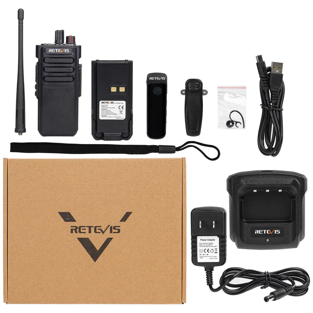 P/N: RT29D-BT: Retevis RT29D Waterproof Heavy Duty UHF Bluetooth DMR Portable Radio Comm Gear Supply