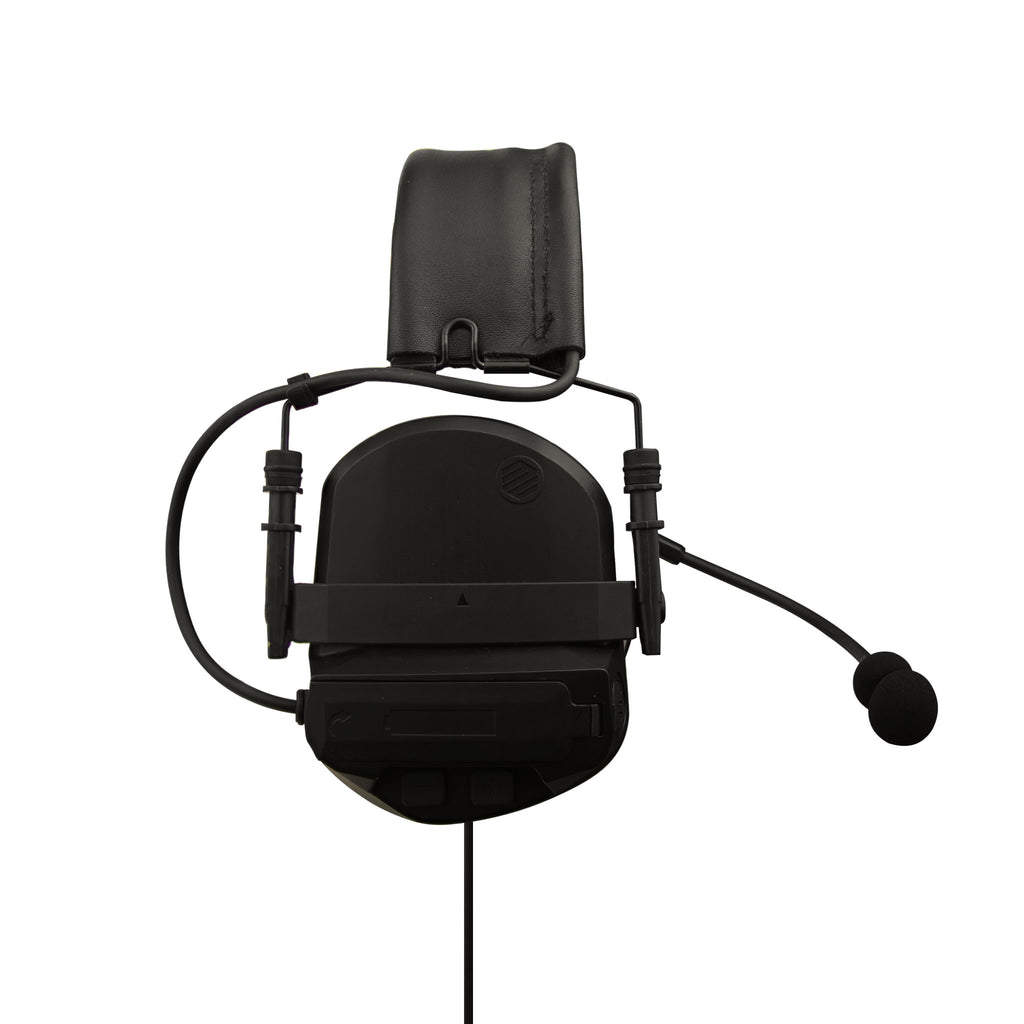 P/N: PTH-V2-02: Tactical Radio Helmet Headset w/ Active Hearing Protection - For Midland 2-Pin Radios (GXT/LXT Series) Comm Gear Supply CGS