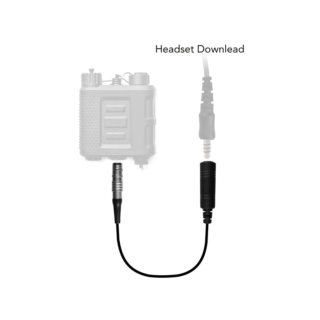 X50-NX: Adapter for Common Tactical Headset Downlead(Nexus TP-120 / U174) to Invisio X50 and other X Series Control Box/PTT. For NATO 3M/Peltor, Ops-Core, TCI, Otto, David Clark, TEA Comm Gear Supply CGS