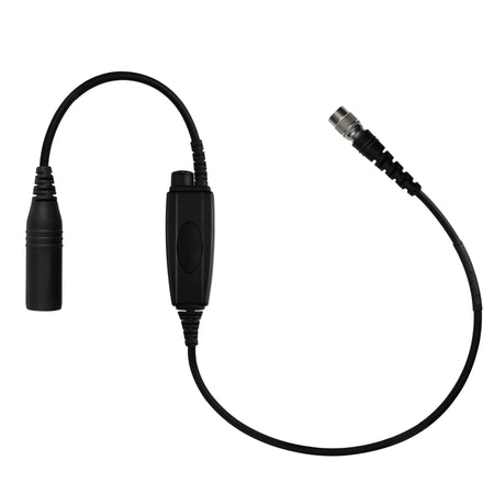 Low Profile Radio Amplified PTT for Tactical Headset w/ Quick Disconnect  (Hirose): NATO/Military Wiring, Gentex, Ops-Core, OTTO, Select Peltor  Models, ...