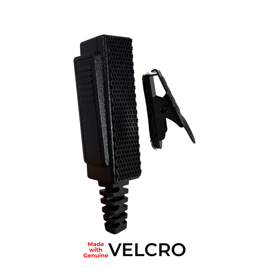 Velcro Mic & Earpiece Radio Kit - EF Johnson 51SL ES, ASCEND ES, 5000, 5100, 7700, STEALTH SERIES, 5300, 7700, Viking VP, VP900, VP600 & More Comm Gear Supply CGS P/N: LT23SR-V