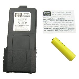 BL-5 is AA Battery Pack for BaoFeng/BTECH BF-F8HP, UV-5X3, UV-5R, UV-5RA, UV-5RB, UV-5RE