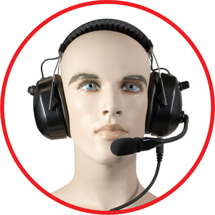 P/N: HBB-EM-OHB: The Pryme HBB-EMB is a professional grade dual-muff headset perfect for avionics and industrial use. Lightweight, over-the-head band is fully adjustable and very comfortable. Dynamic and Noise Cancelling Mics are more sensitive to radio model and we suggest you check with our technicians before switching to one of these. UNLESS OTHERWISE REQUESTED THE HBB-EM WILL ALWAYS INCLUDE THE STANDARD ELECTRET MIC ELEMENT Comm Gear Supply