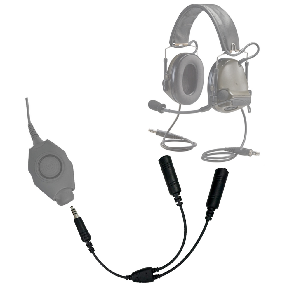 3M Peltor ComTac VII Tactical Headset w/ Active Hearing  Protection/Enhancement & NIB Function - Headset Only - No Downlead