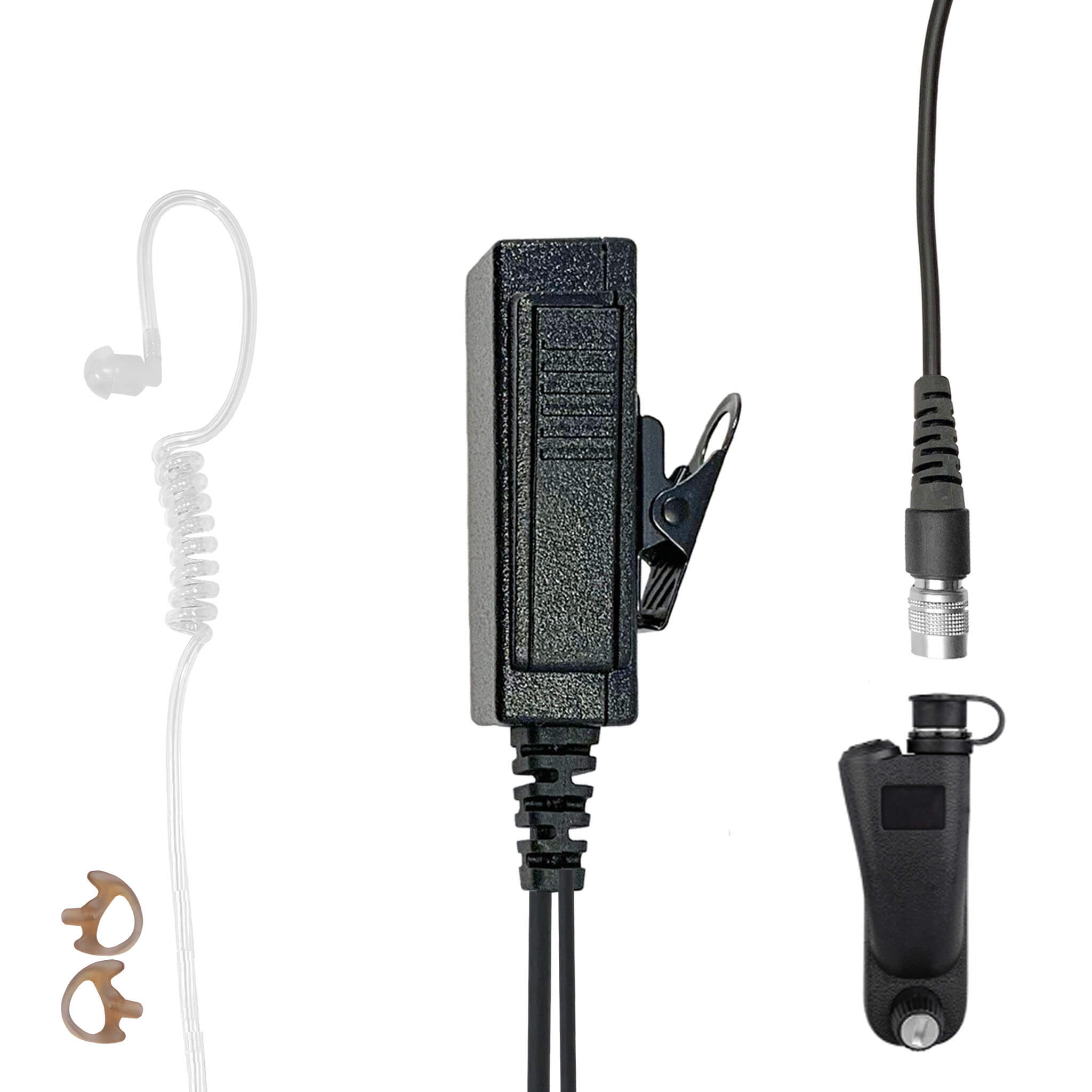 Mic  Earpiece Radio Kit Quick Disconnect (Hirose) Motorola: APX (Ap –  Comm Gear Supply