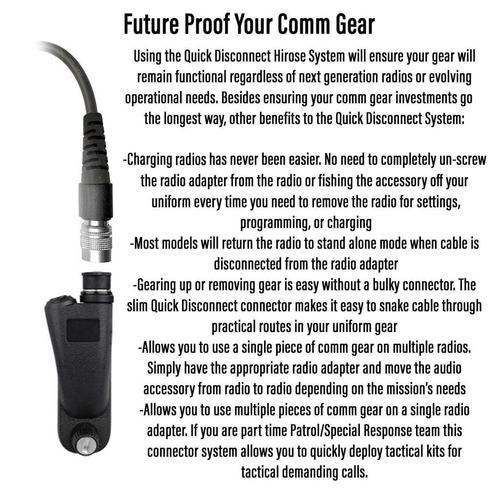 NXC-28RR-A Tactical Amplified Radio Connector Cable & Push To Talk Adapter for Headset: NATO/Military Wiring, Gentex, Ops-Core AMP, OTTO, TEA, David Clark, MSA Sordin, Military Helicopter and Any Headset using Dynamic Microphone Harris, M/A-Com: All P5300 P5400 P5500 P7300 Series, XG-15/25/75 & More Comm Gear Supply CGS