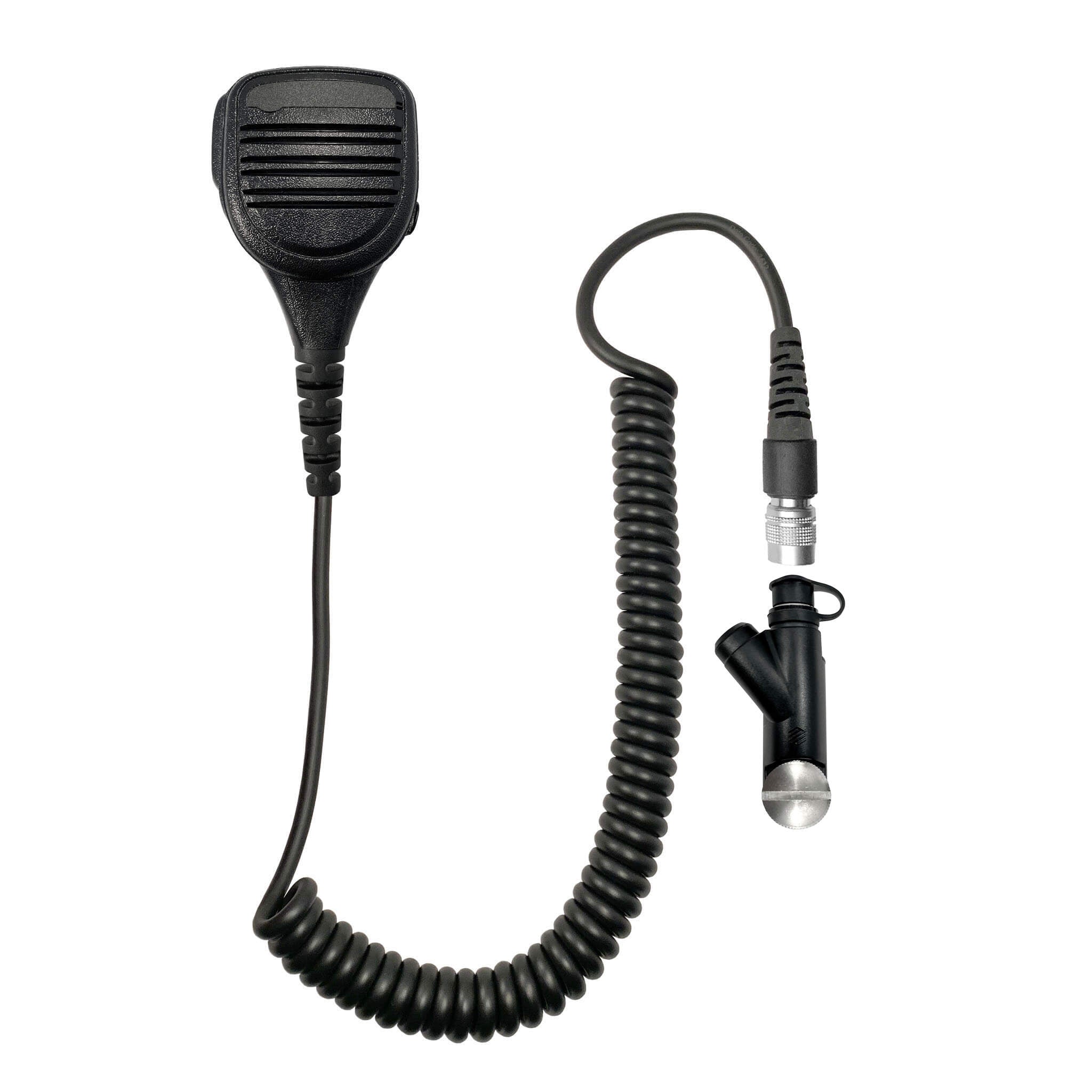 Loud Quick Disconnect (Hirose) Speaker Hand Mic- Harris XL-150/P, XL-9 –  Comm Gear Supply