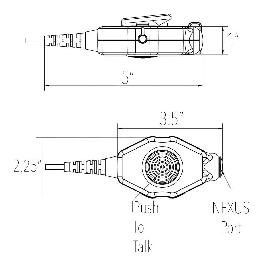 P/N: TMPTTD43-N: Tactical Radio Adapter/PTT for Headset: NATO/Military Wiring, Gentex, Savox, Sordin, Ops-Core, Helicopter - Motorola: EX500, EX560-XLS, EX600, EX600XLS, GL2000, GP328PLUS, GP338PLUS, GP344, GP338, PRO5151 ELITE, (AirSoft Popular) Retevis: RT29, RT47, RT48, RT82, RT83, RT87, HYT: PT-790, TC-3000, TC-3600, TC-610P, TC-780, TC-780MPT, Ailunce: HD1, HD2, Siyata SD-7 & More Comm Gear Supply CGS Simoco SRP9180